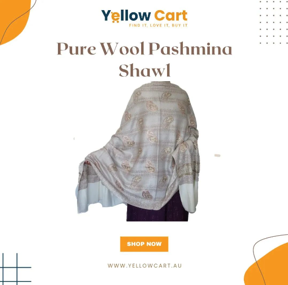 Pure Wool Pashmina Shawl